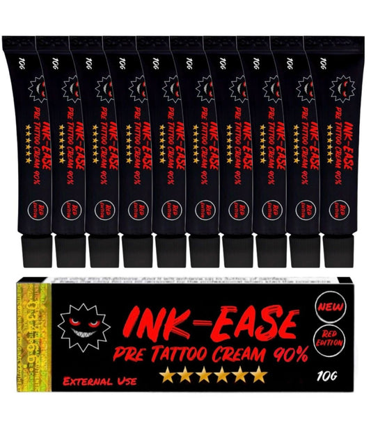 INK-EASE RED Numbing Cream 90% (10pack)