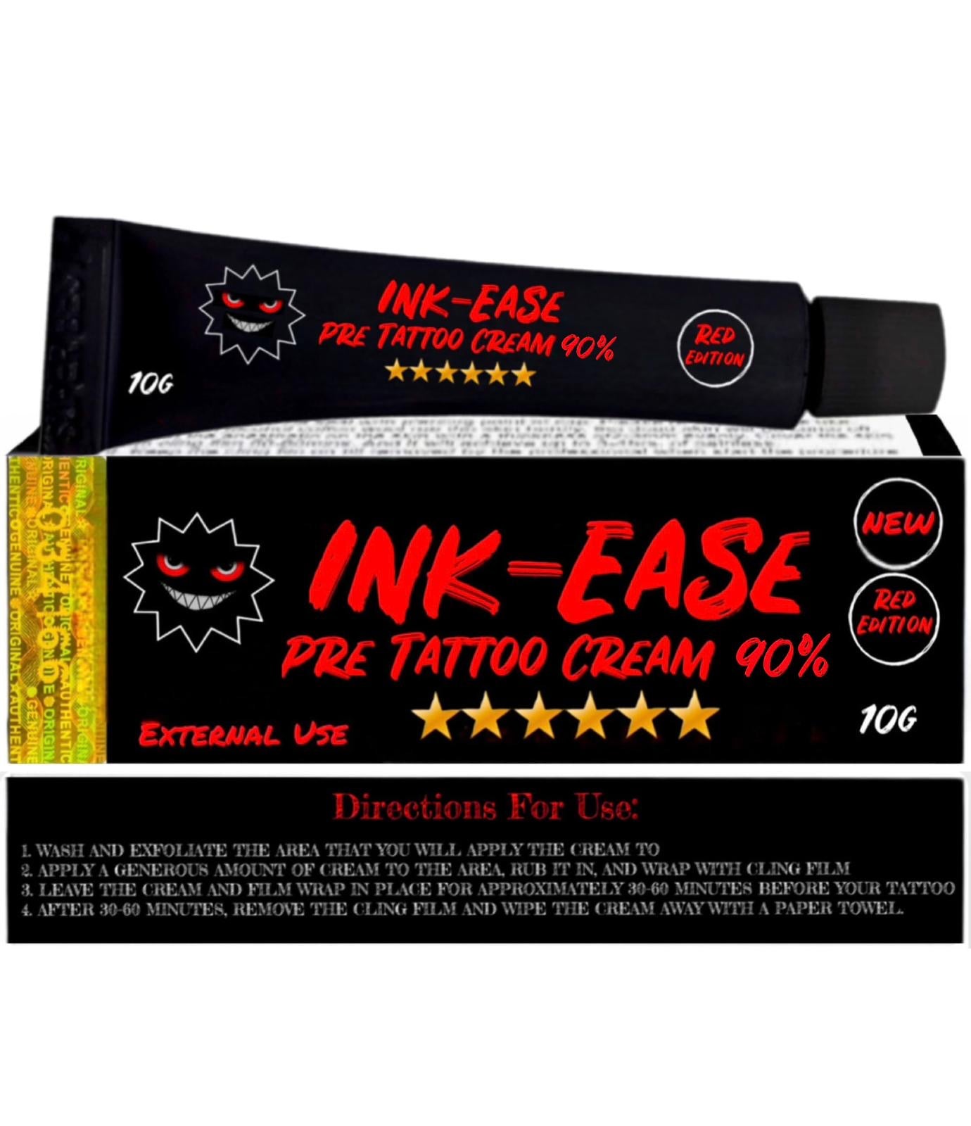 INK-EASE RED- Tattoo Numbing Cream 90%